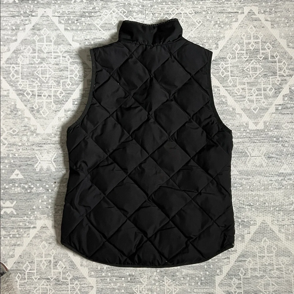 J. Crew Black Quilted Puffer Vest​​​